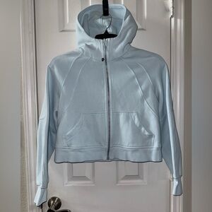 Lululemon Athletica Sky Blue Cropped Hoodie